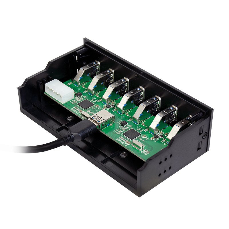 Logilink Usb Hub 3.0, 7 Puertos 5,25" Interno