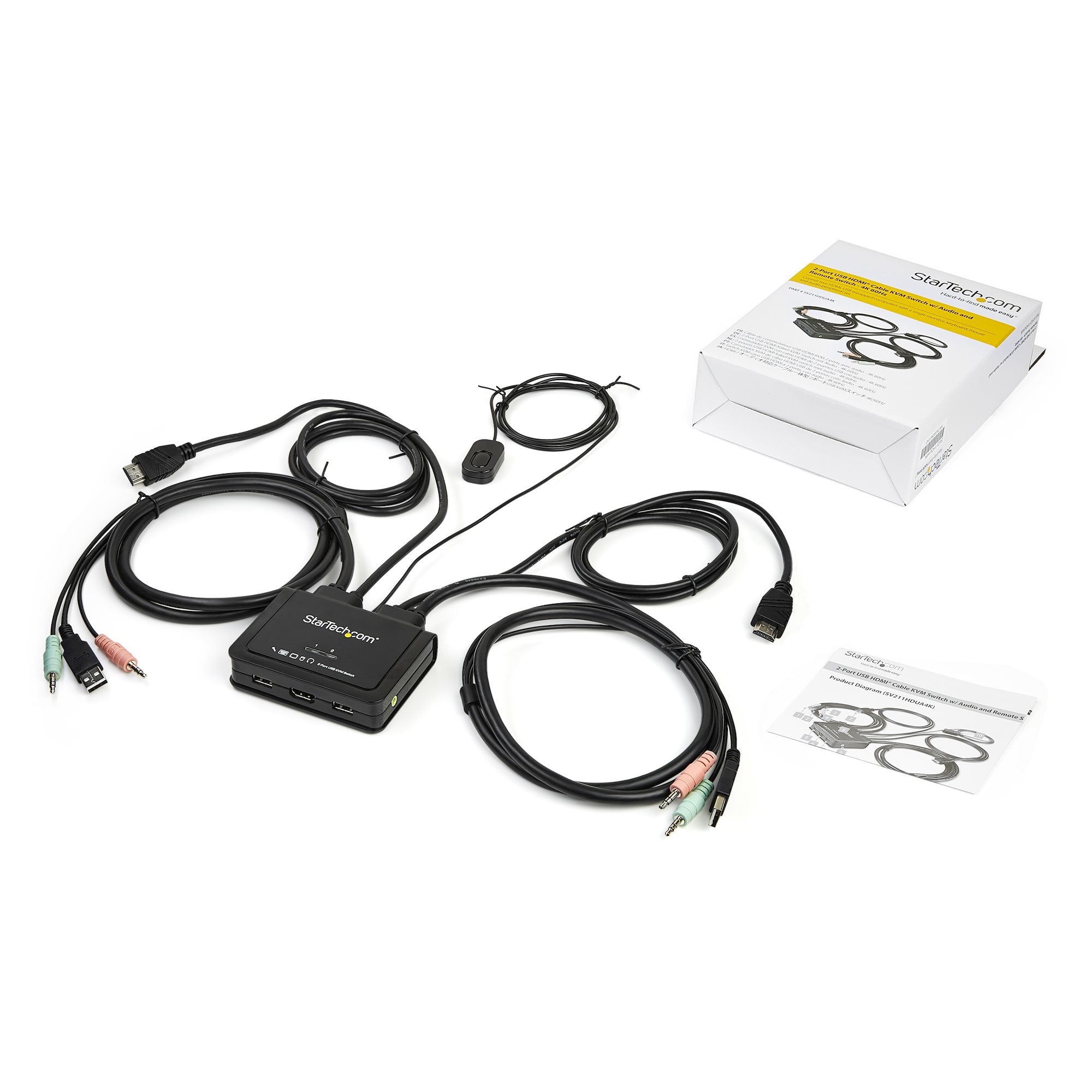 EAN 0065030882163 - StarTech.com SV211HDUA4K interruptor KVM Negro imagen 6