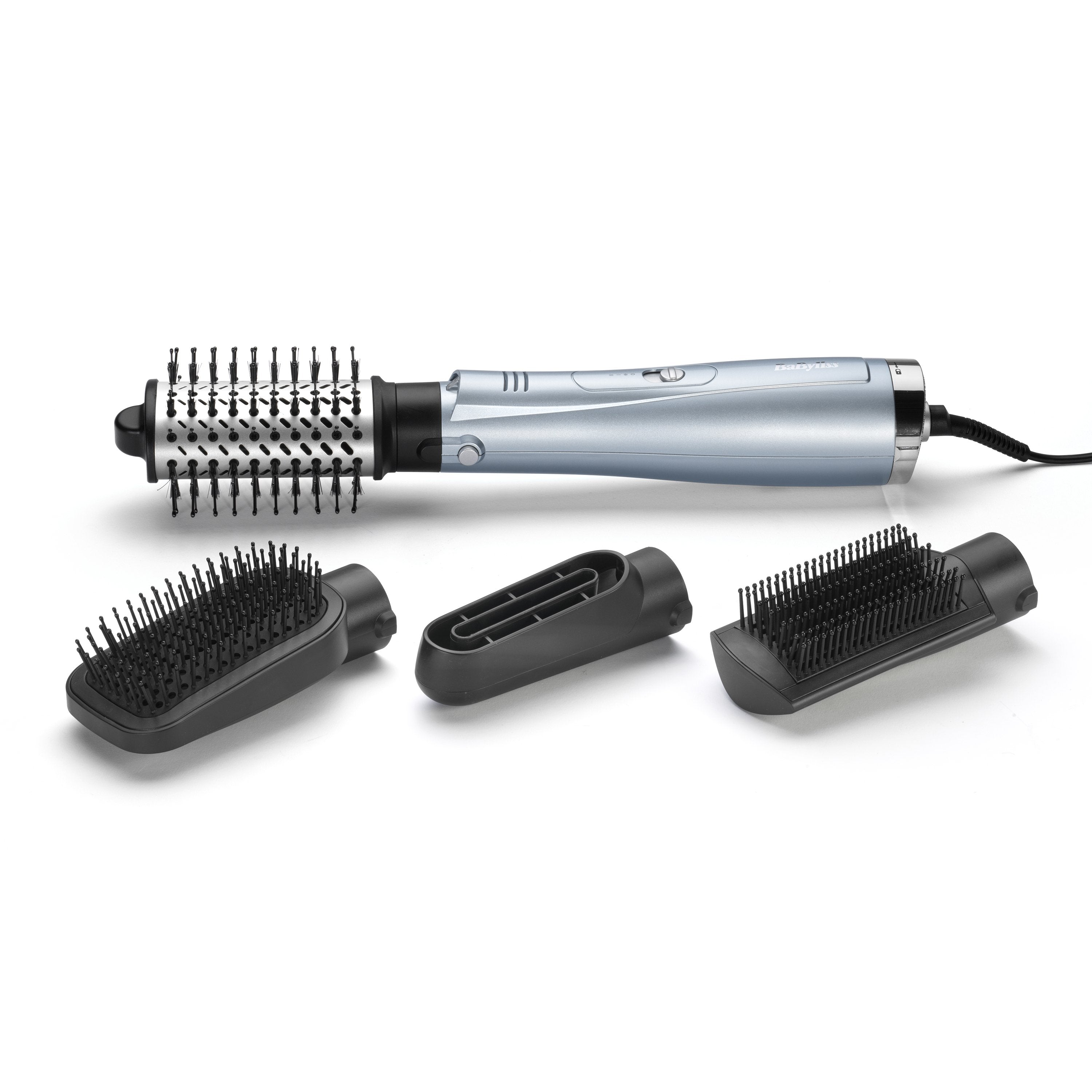 EAN 3030050179880 - BaByliss Hydro-Fusion Hydro Fusion Smooth & Shape Cepillo de aire caliente Caliente Gris, Plata 1000 W 2, imagen 2