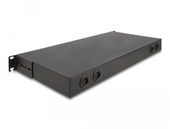 Delock De 19 "Lwl Hd (Alta Densidad) Panel De Parche 1 He Negro, Para Casetes Hd O Paneles Adaptadores Lwl 66924