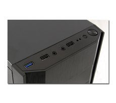 Caja Pc Lc-Power 7036b, Midi Tower, Pc, Metal, De Plástico, Negro, Atx,Micro Atx,Mini-Itx, 14,5 Cm