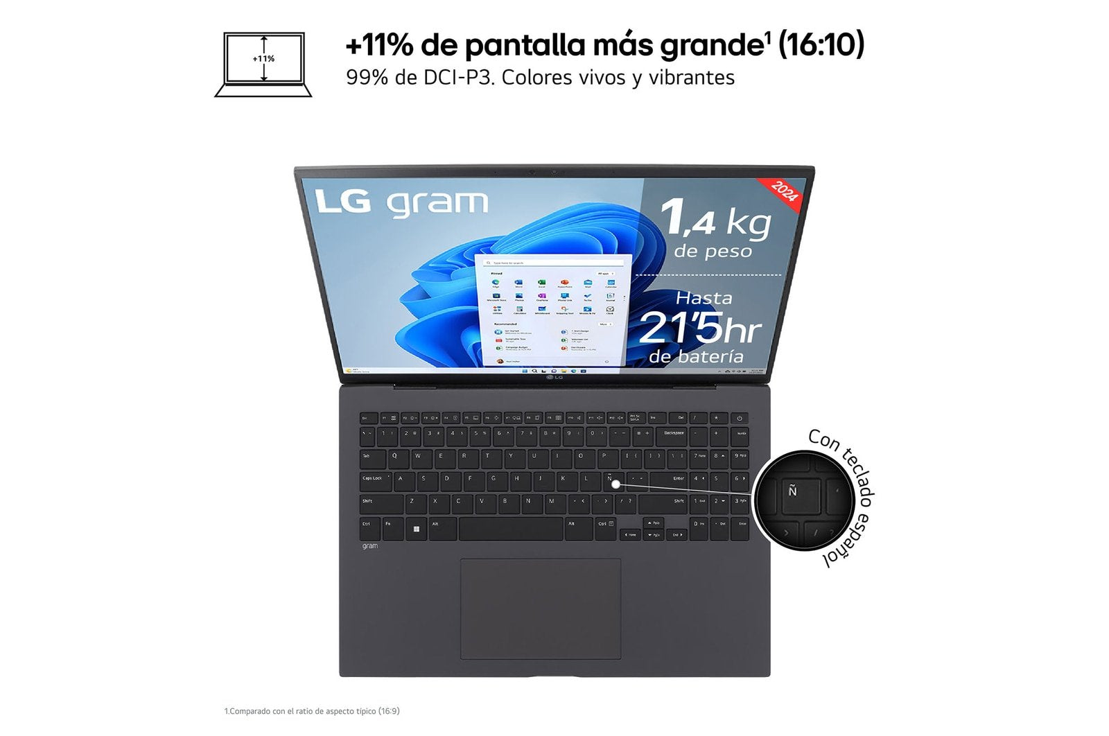 Portátil Gram 17 I7 16gb Ram 1tb Ssd Winhome