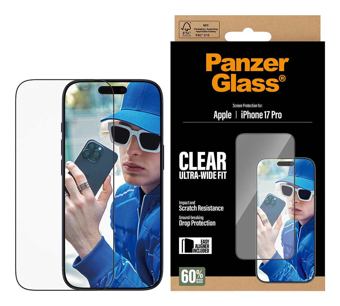 EAN 5715685025815 - PanzerGlass ® Screen Protector iPhone 17 Pro | Ultra-Wide Fit w. EasyAligner Protector de pantalla Apple imagen 2