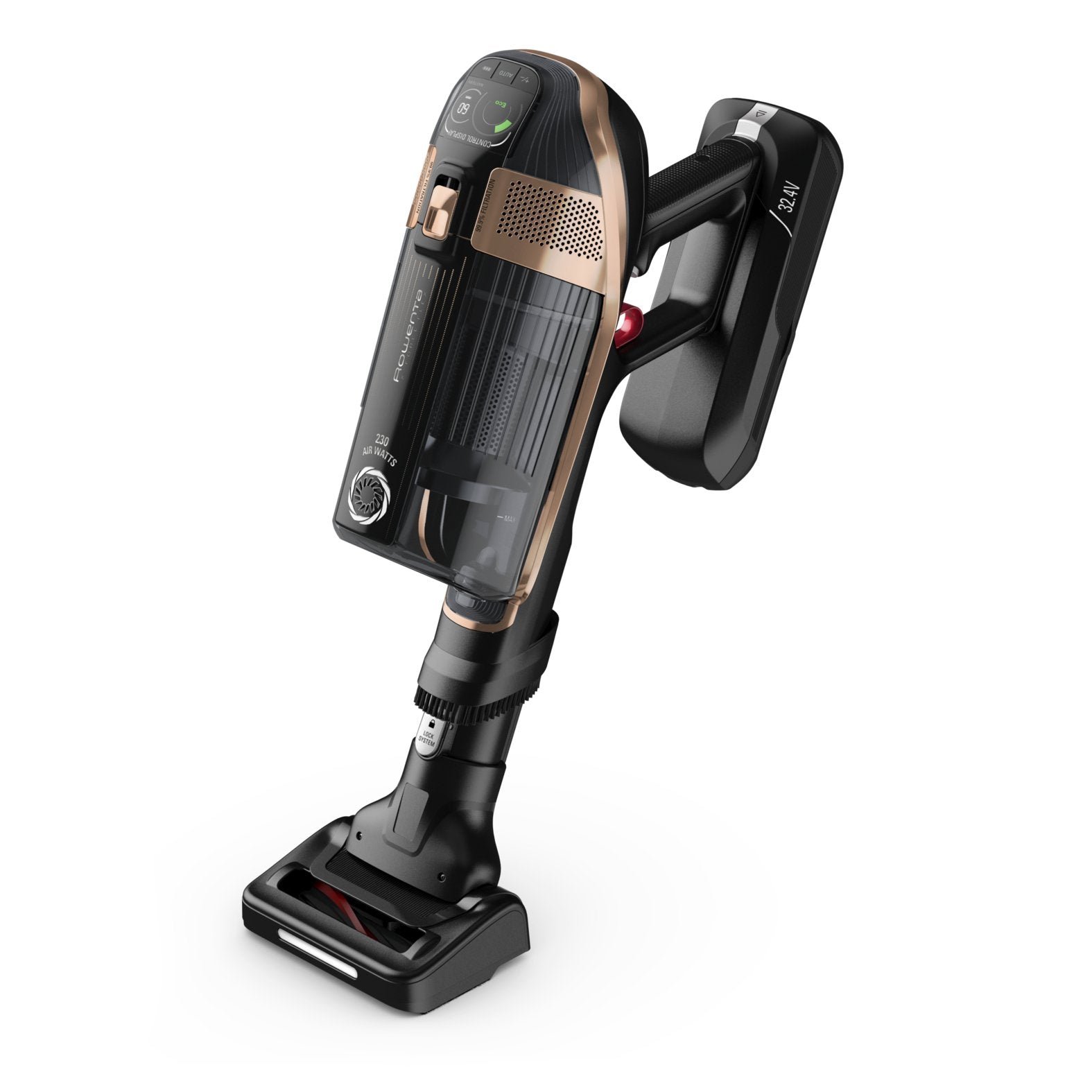 EAN 3221616034303 - Rowenta X-Force RH99F1 Aspiradora escoba 2 en 1 Batería Secar HEPA Sin bolsa 0,9 L Negro, Gris imagen 4