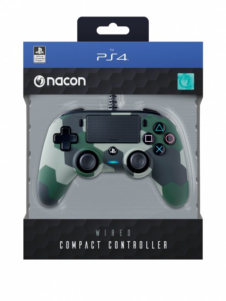 Ps4 Nacon Compact Controller Camo Green