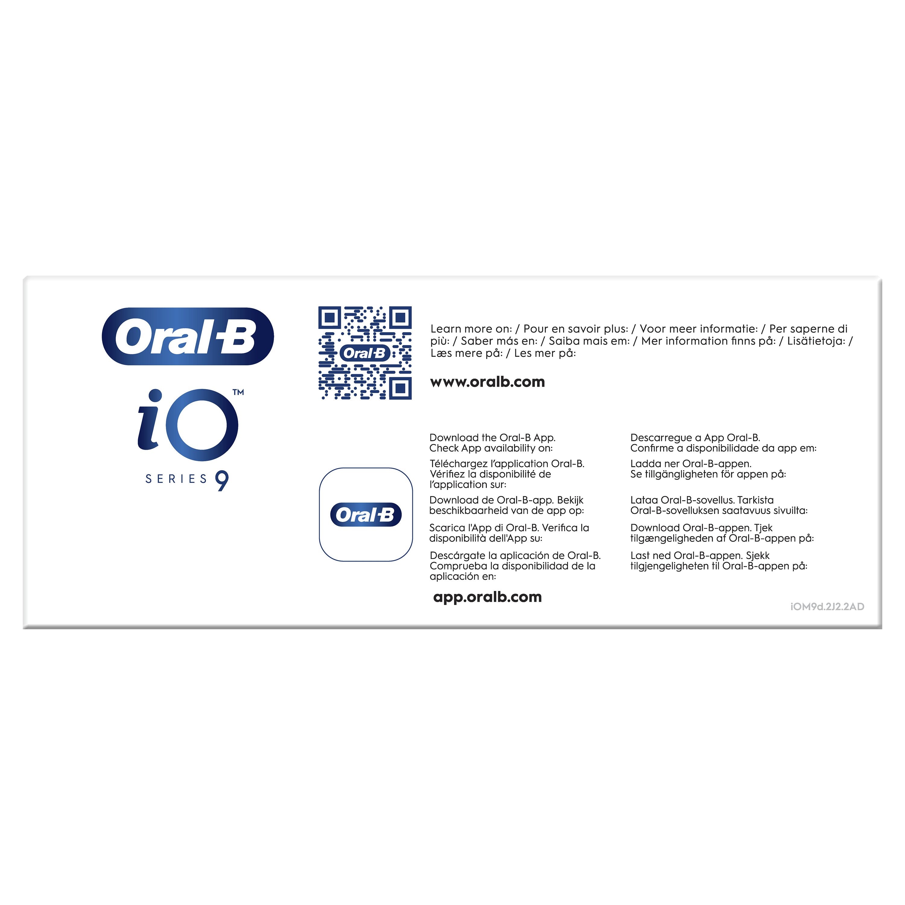 EAN 4210201411550 - Oral-B iO 80363731 cepillo eléctrico para dientes Adulto Cepillo dental oscilante Negro, Plata imagen 4