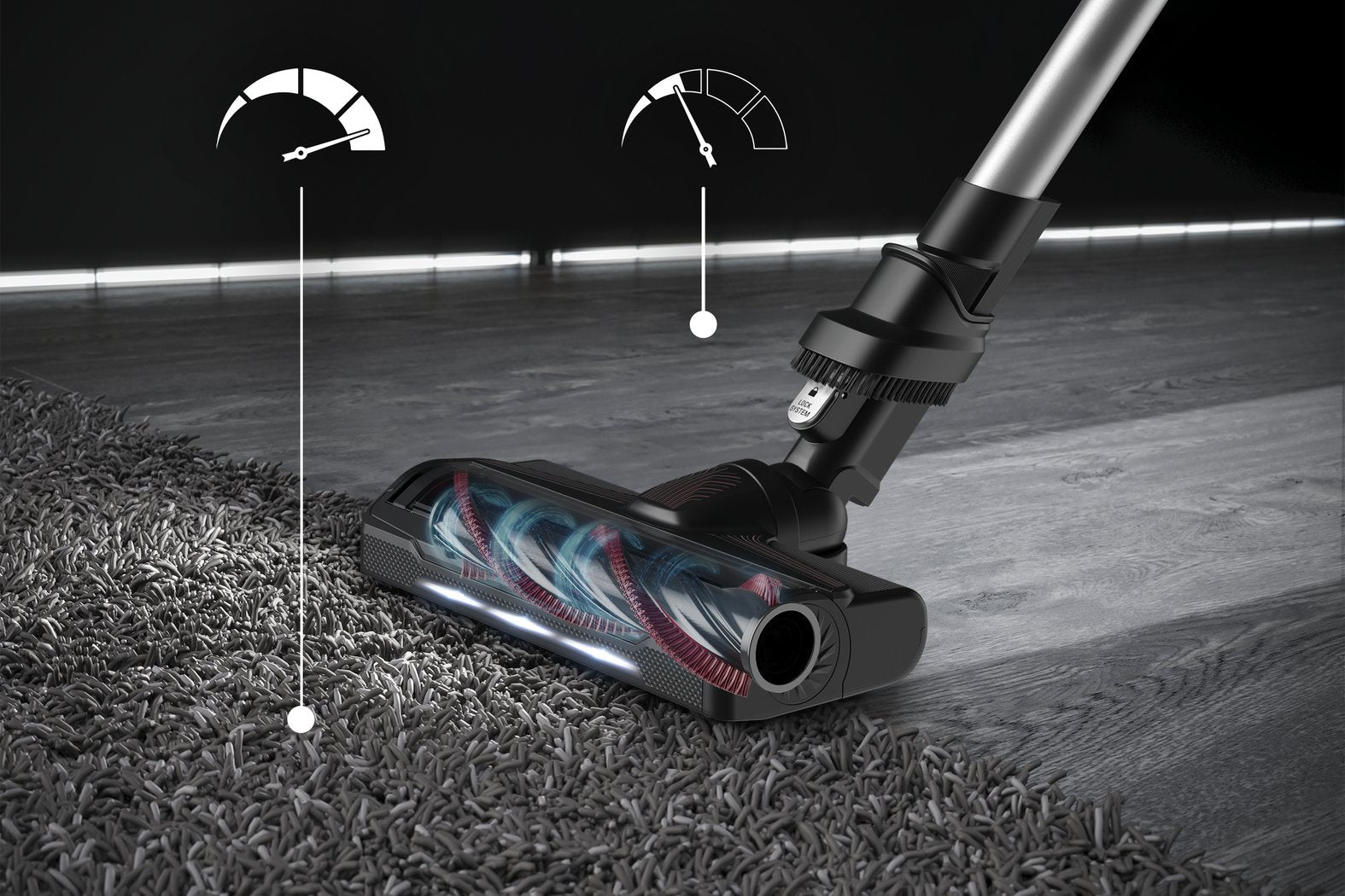 Aspirador Escoba Rowenta Rh2077wo Xforce Flex 9.60 Animal 200w 18.5v