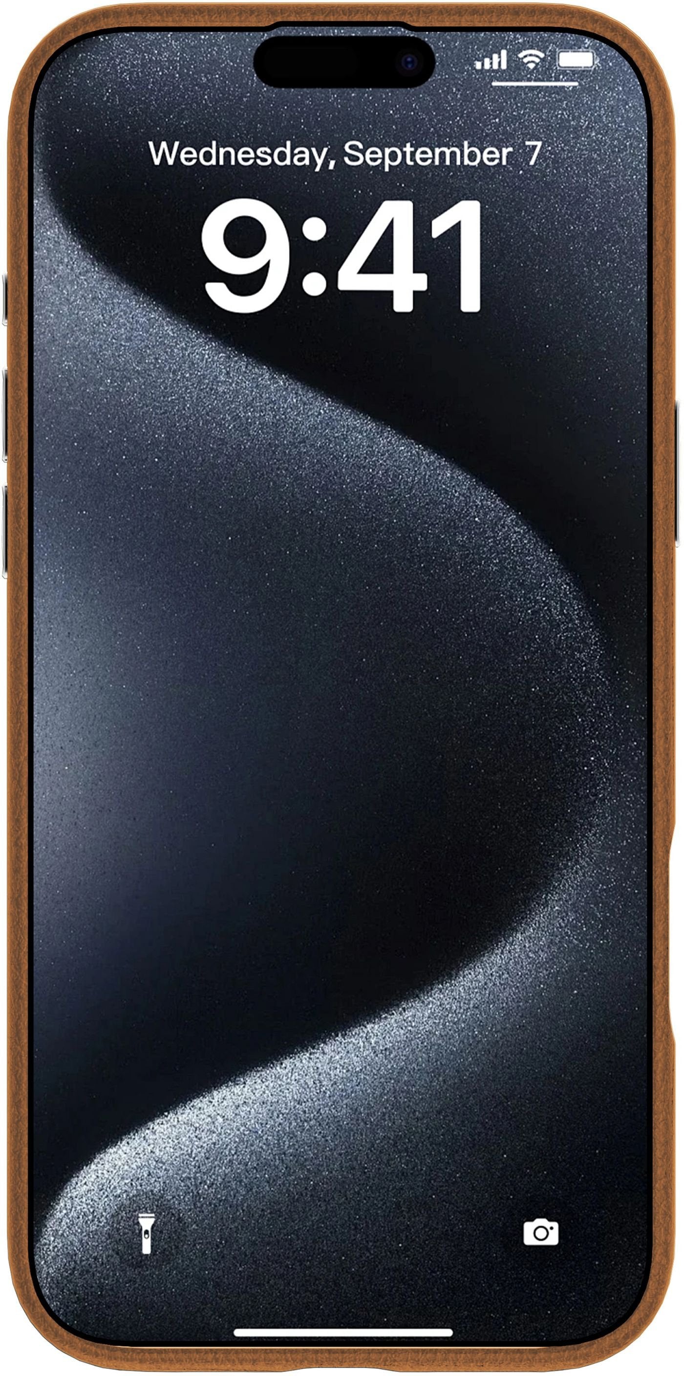 Infinite Venice Iphone 16 Pro Brown Leather Magnetic Cover.