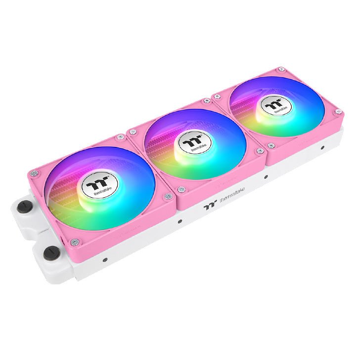 Ventilador De Refrigeración Para Pc Thermaltake Ct120 Ex Argb Sync, Color Rosa, Paquete De 3, 120 Mm Cl-F219-Pl12pk-A