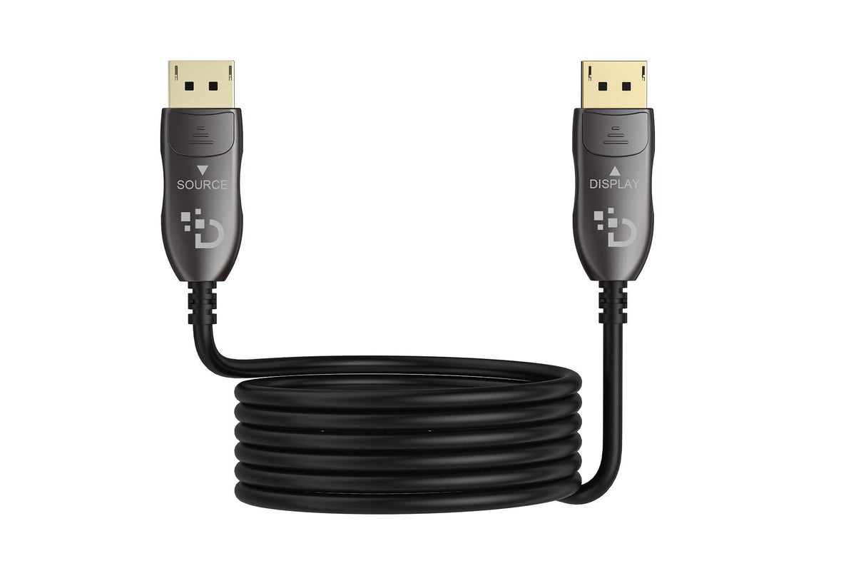 Digitus Displayport Aoc Hybrid Cable De Fibra Óptica, Uhd 8k,90m