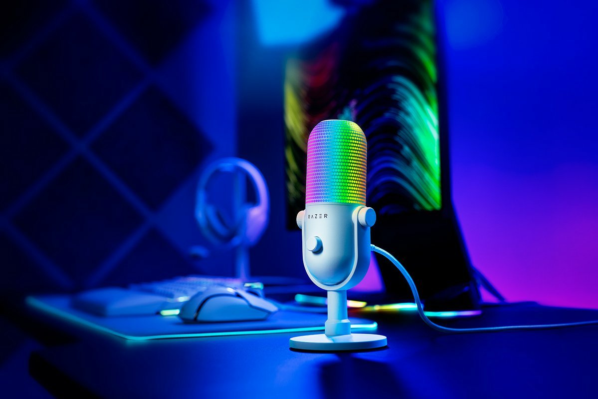 EAN 8887910000465 - Razer Seiren V3 Chroma Blanco Micrófono para PC imagen 4