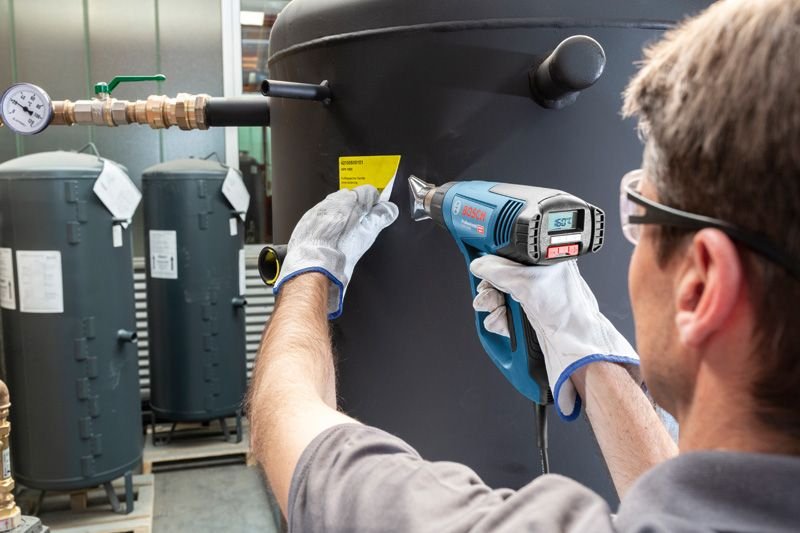 EAN 4053423303964 - Bosch GHG 23-66 Professional Pistola de aire caliente 500 l/min 650 °C 2300 W Azul imagen 4