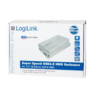Logilink Ua0107a Caja Para Disco Duro Externo 3.5" Plata