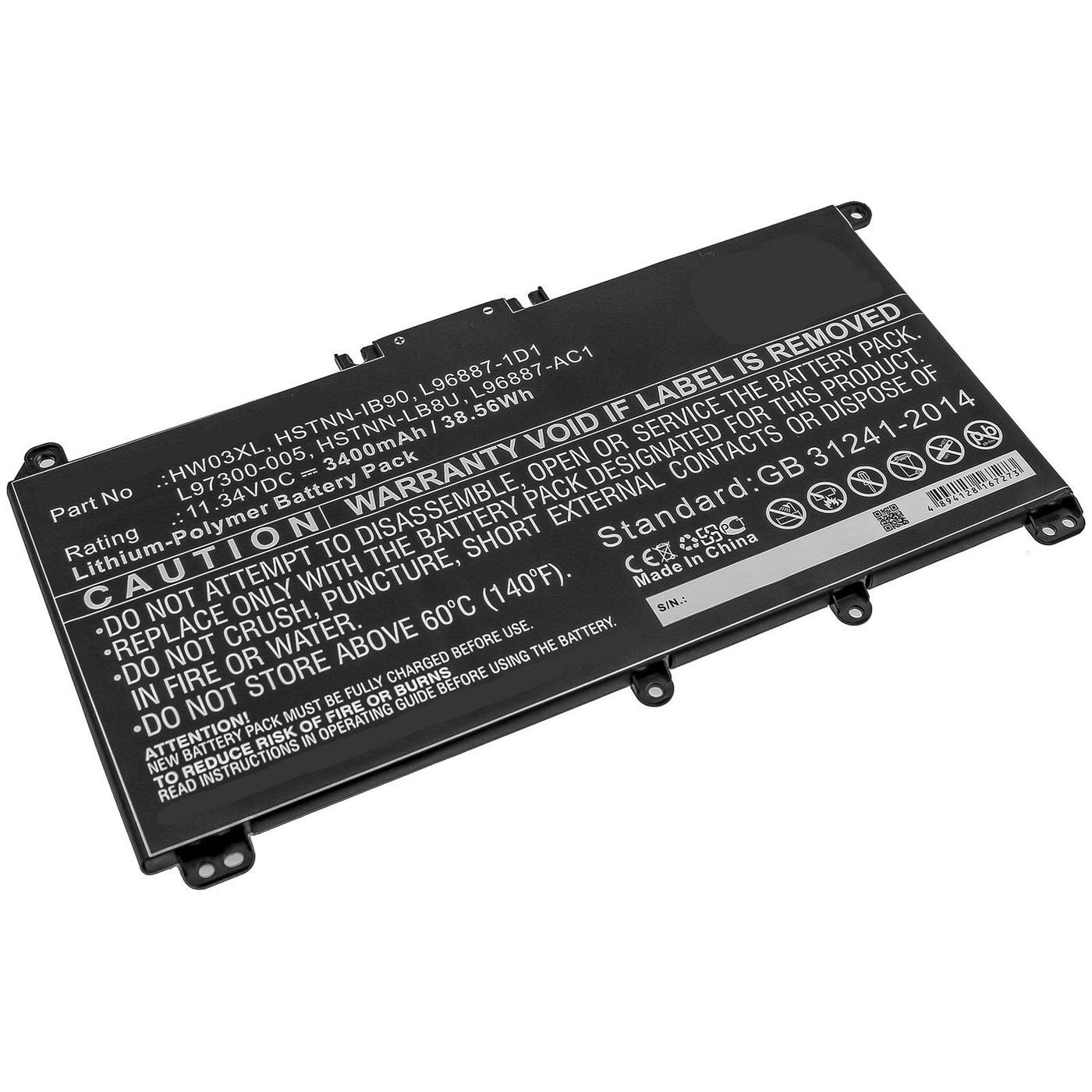 EAN 5704174628736 - CoreParts MBXHP-BA0282 refacción para laptop Batería imagen 1