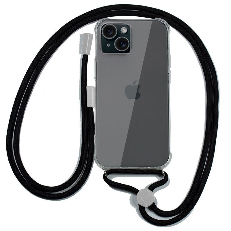 Funda Cool Iphone 15 Transparente Negro