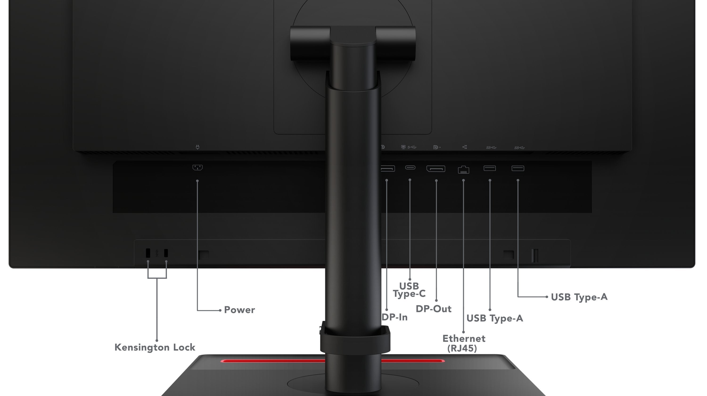 EAN 0195713897020 - Lenovo ThinkVision T24m-20 pantalla para PC 60,5 cm (23.8") 1920 x 1080 Pixeles Full HD LED Negro imagen 13