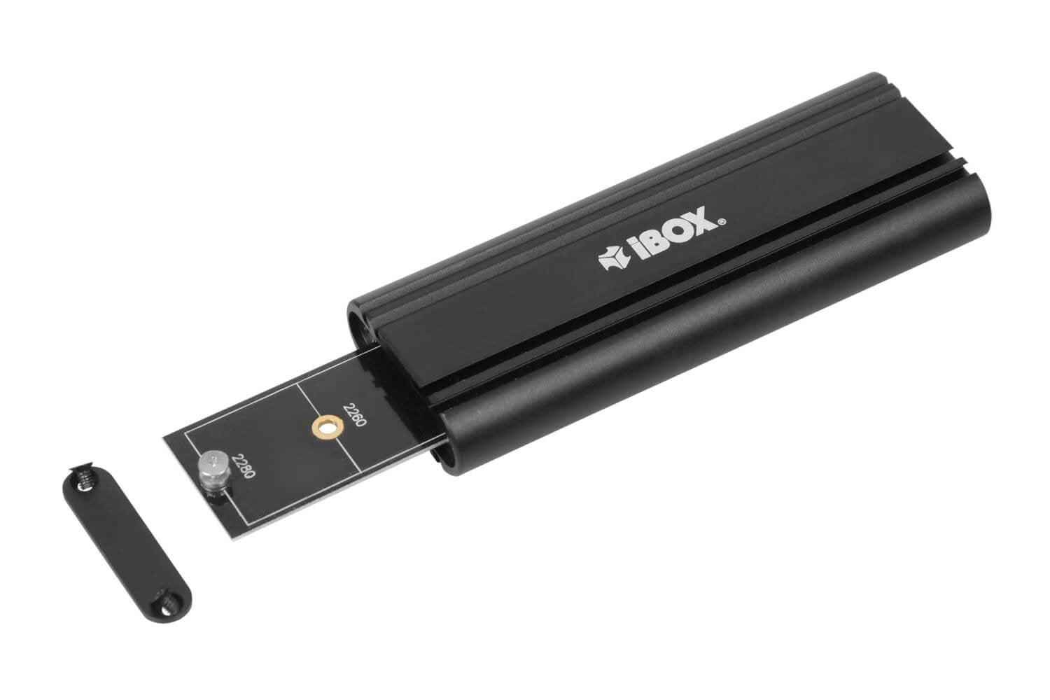 EAN 5903968680572 - iBox HD-07 Caja externa para unidad de estado sólido (SSD) Negro M.2 imagen 3