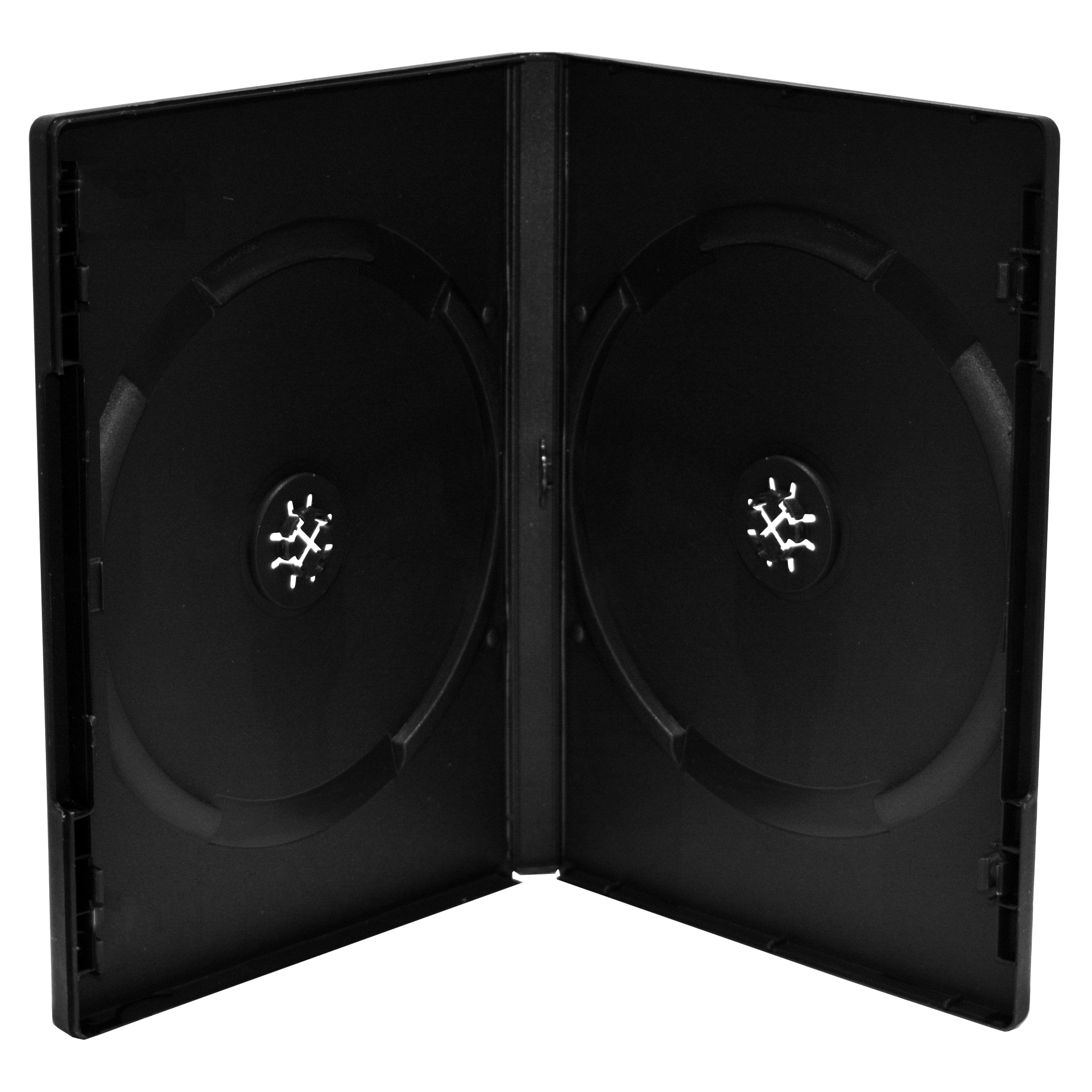 Mediarange Dvd Leerbox 50pcs Double Negro