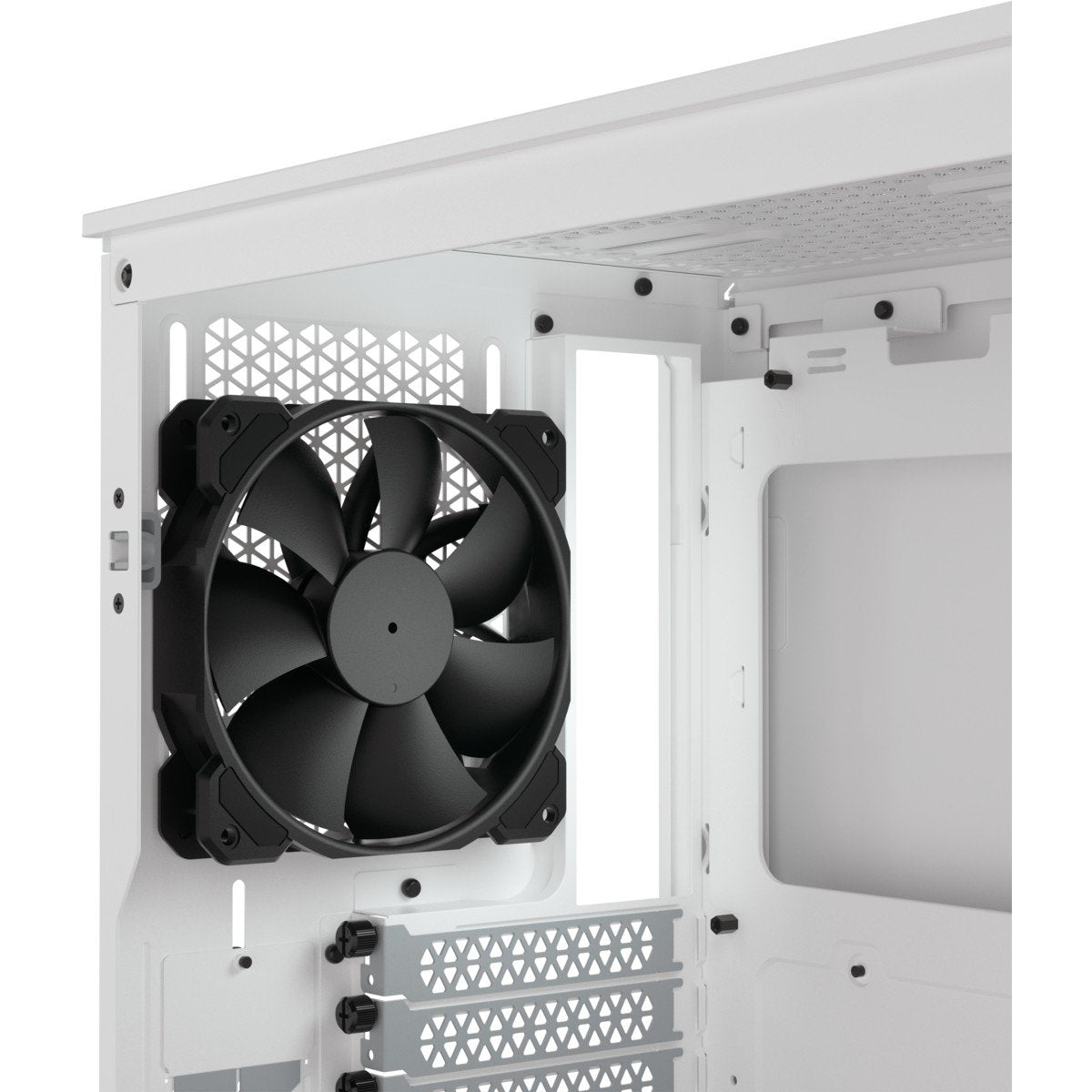 Caja Pc Corsair 4000d Airflow Midi Tower Blanco Corsair Crystal 4000d Airflow Mid-Tower Cristal Templado Blanca Cc-9011201-Ww