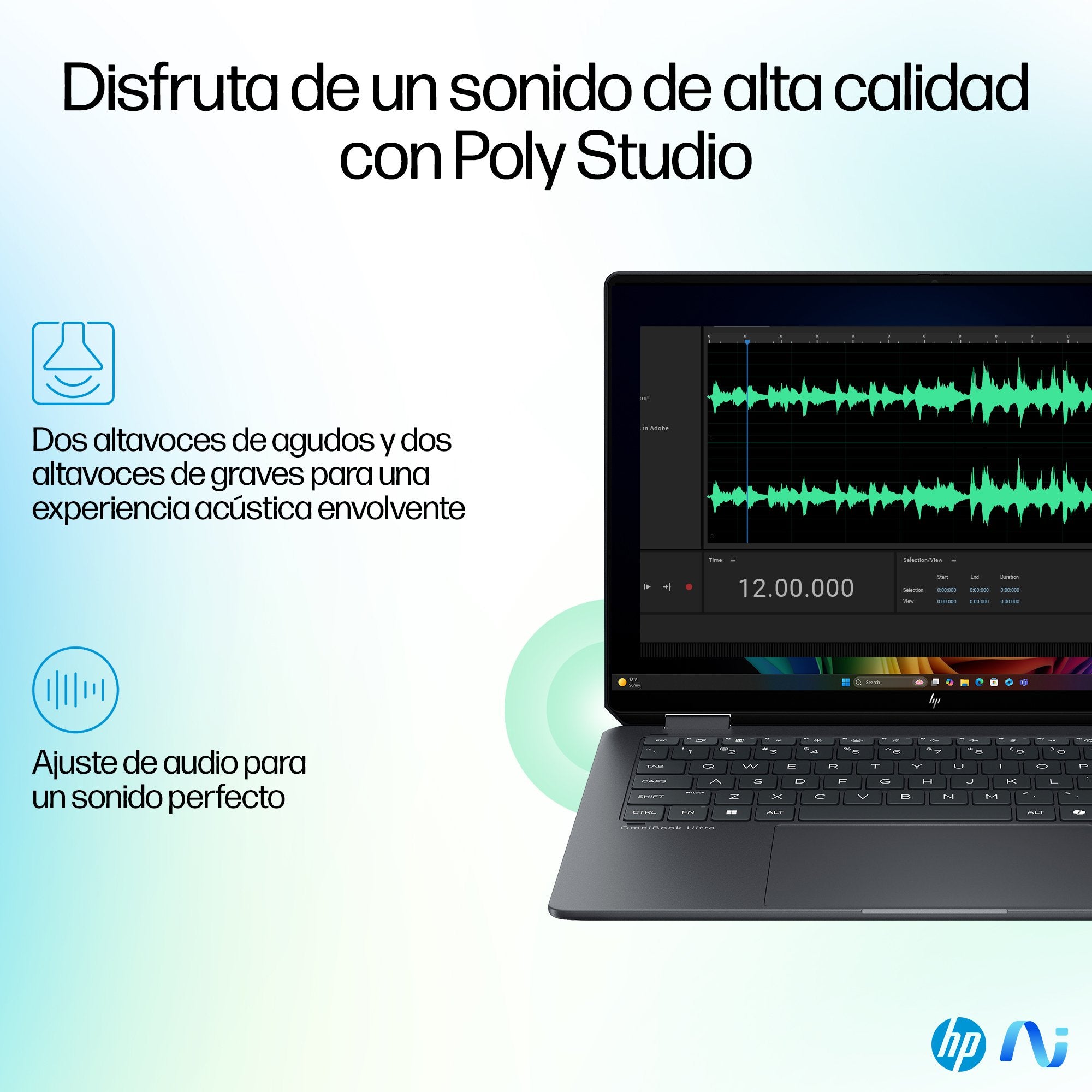 EAN 198828974846 - HP OmniBook Ultra Flip 14-fh0006ns Copilot+ PC Intel Core Ultra 7 258V Híbrido (2-en-1) 35,6 cm (14") Pant imagen 8