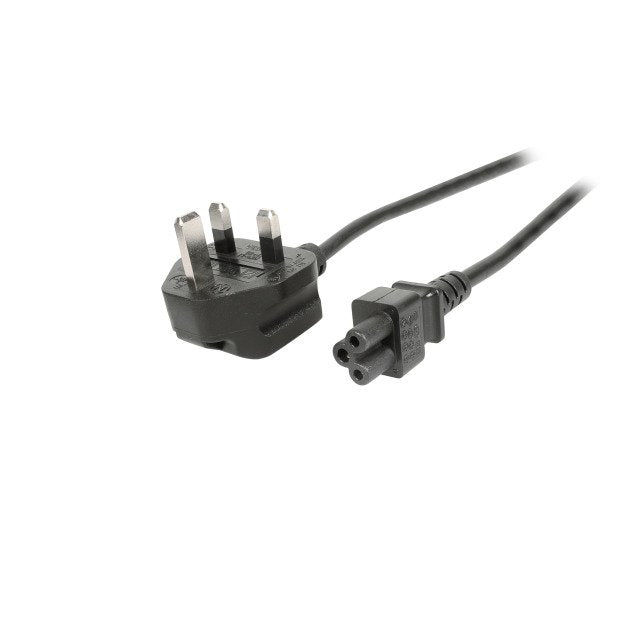 Efb Netzleitung Uk Bs1363a-C5 180°,Schwarz,1.8m,3x0.75mm