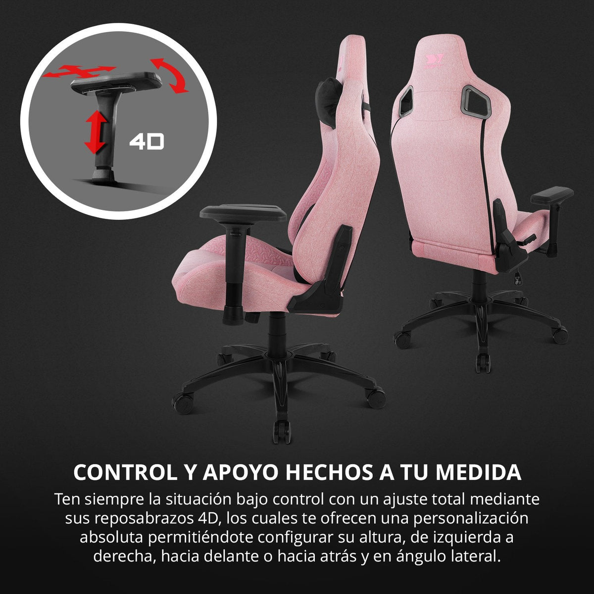 Silla Gaming Drift Dr220 Rosa