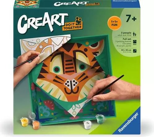 Ravensburger Creart Do It Together - Tiger, Paint 25863
