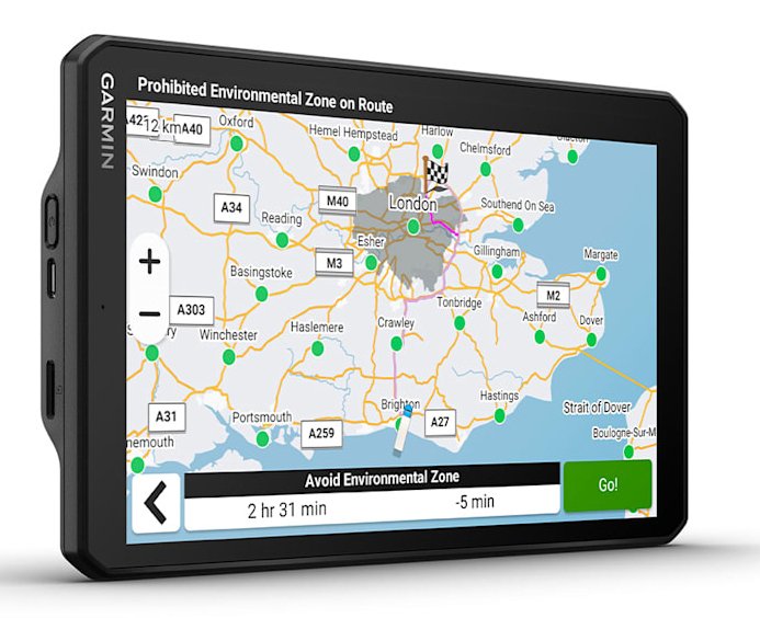 Garmin Dezl Lgv820 Navegador Gps Para Camiones 8" Con Mapas De Europa