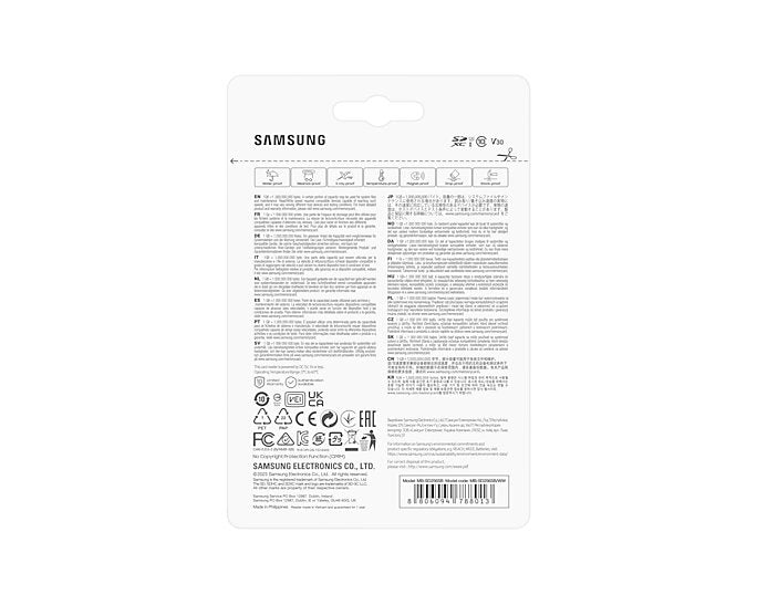 Samsung Pro Plus Sdxc 256gb Uhs-I U3 Reader Full Size Sdxc Card