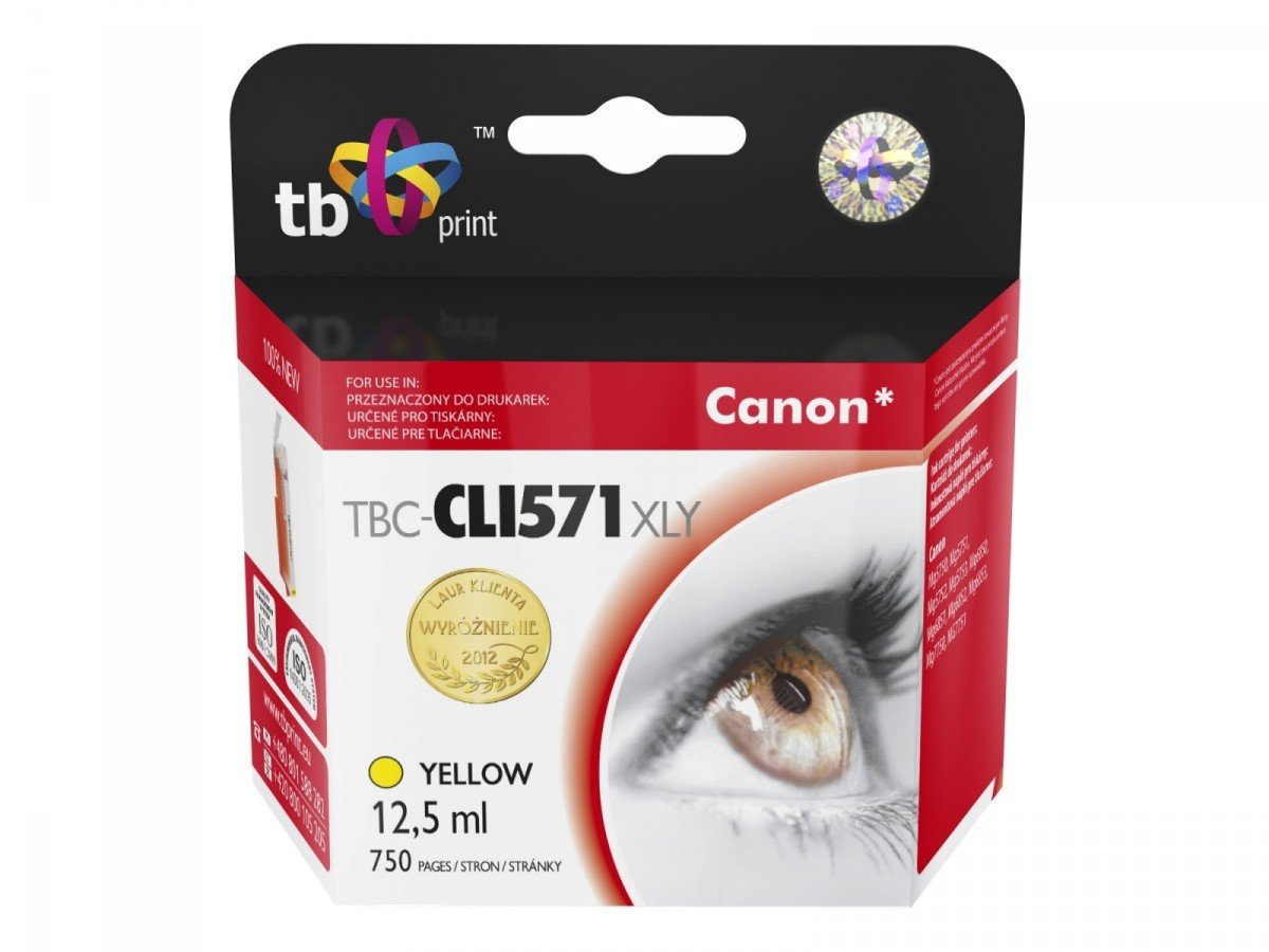 Tinta Compatible Canon Cli-571xl Tbc-Cli571xly Ye 100%Ne