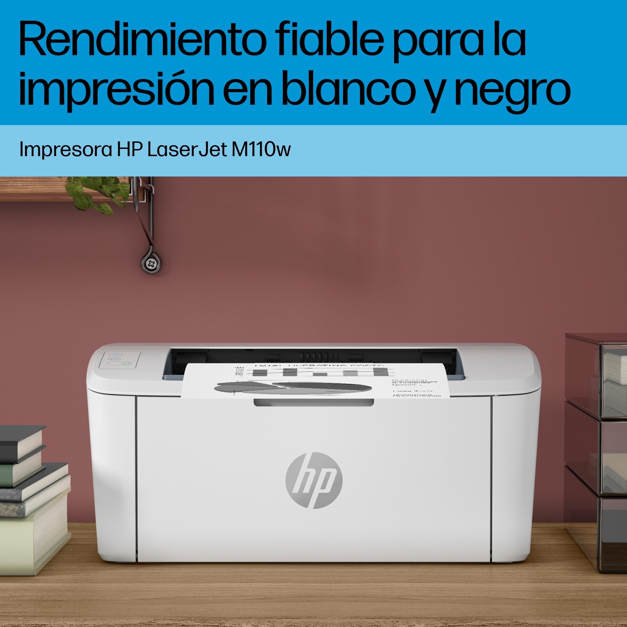 Impresora Láser Monocromo Hp Laserjet M110w Wifi Blanca