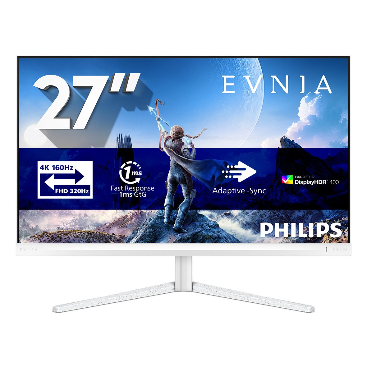 EAN 8721038004311 - Philips Evnia 5000 pantalla para PC 68,6 cm (27") 3840 x 2160 Pixeles 4K Ultra HD LCD Blanco imagen 2