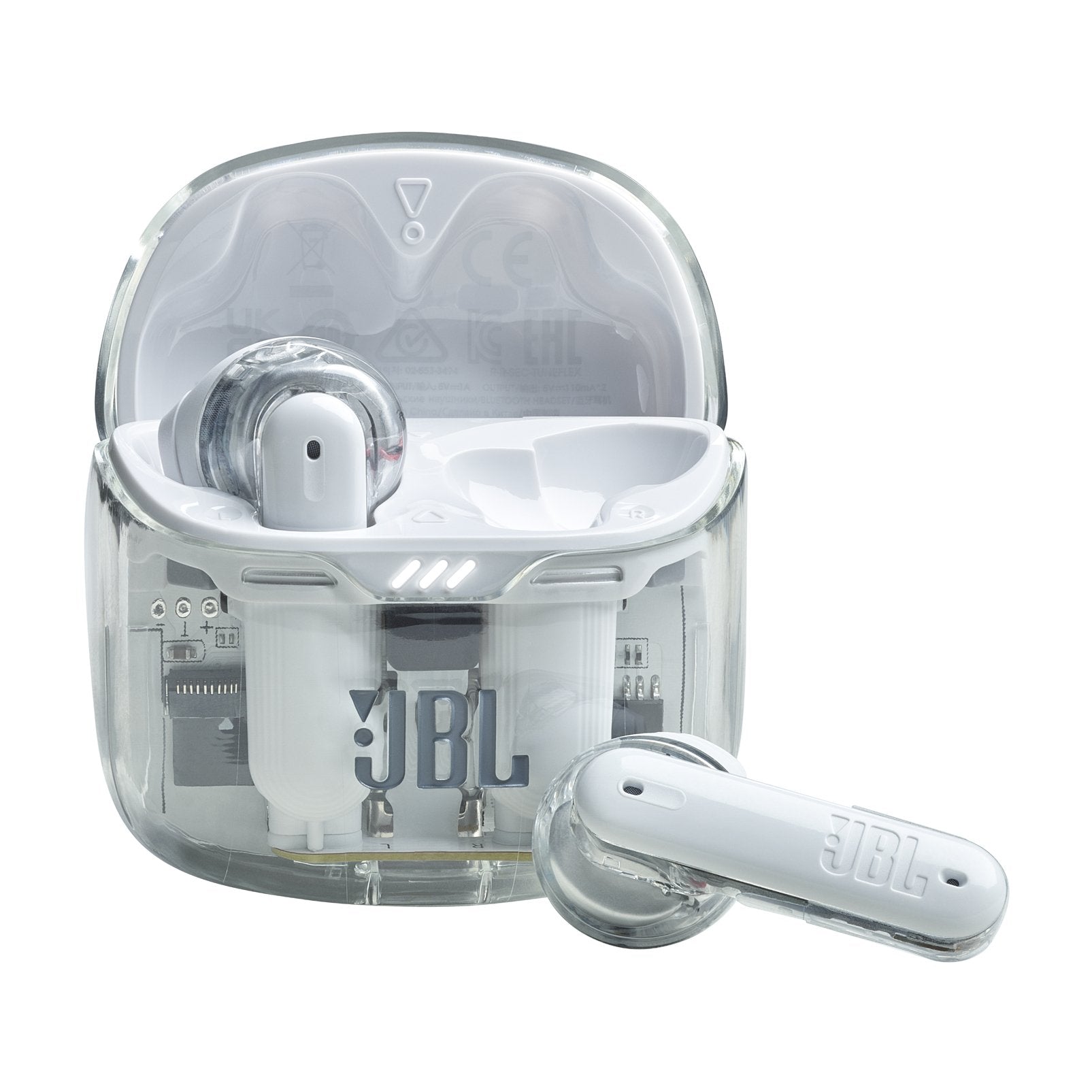 Auriculares Jbl Tune Flex Ghost Edition Blanco Bluetooth