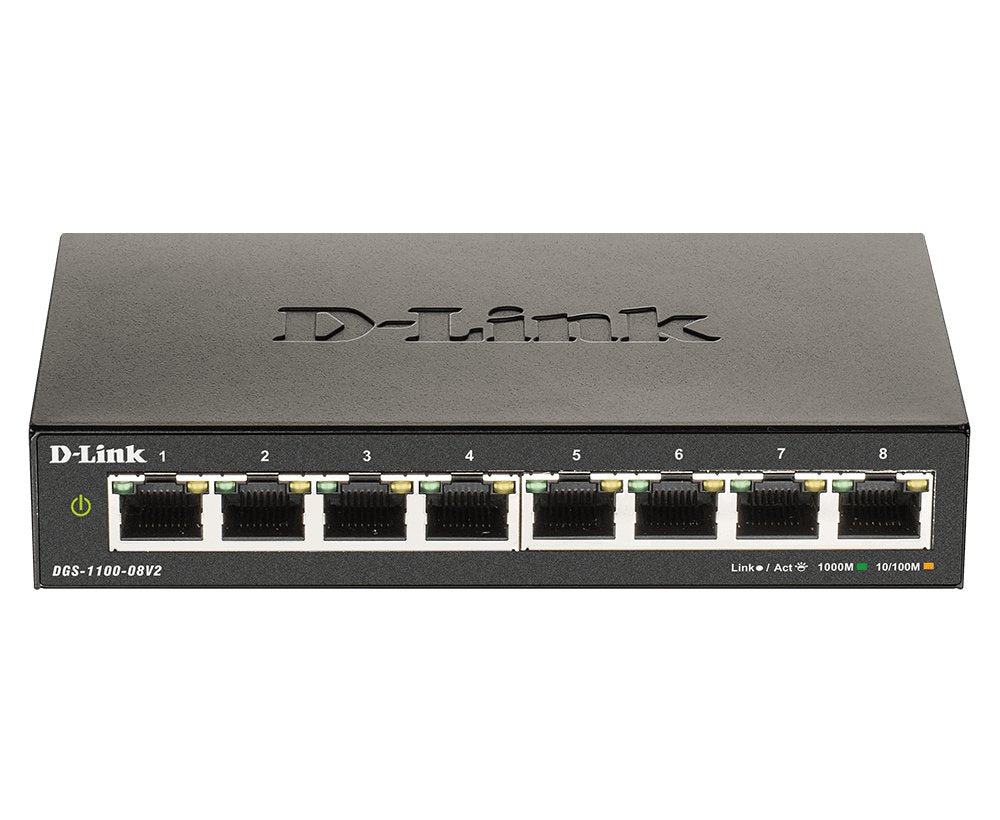 D-Link Dgs-1100-08v2 Switch 8xgb Auto-Negotiating