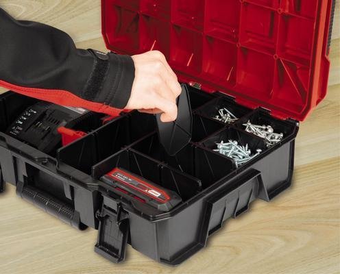 EAN 4006825662924 - Einhell E-Case S-F Caja para piezas pequeñas Polipropileno Negro, Rojo imagen 8