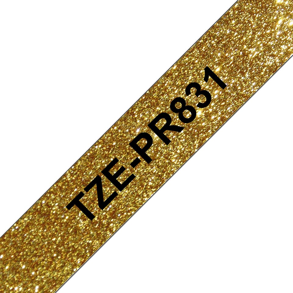 EAN 4977766783606 - Brother TZE-PR831 cinta para impresora de etiquetas Negro en el oro imagen 1