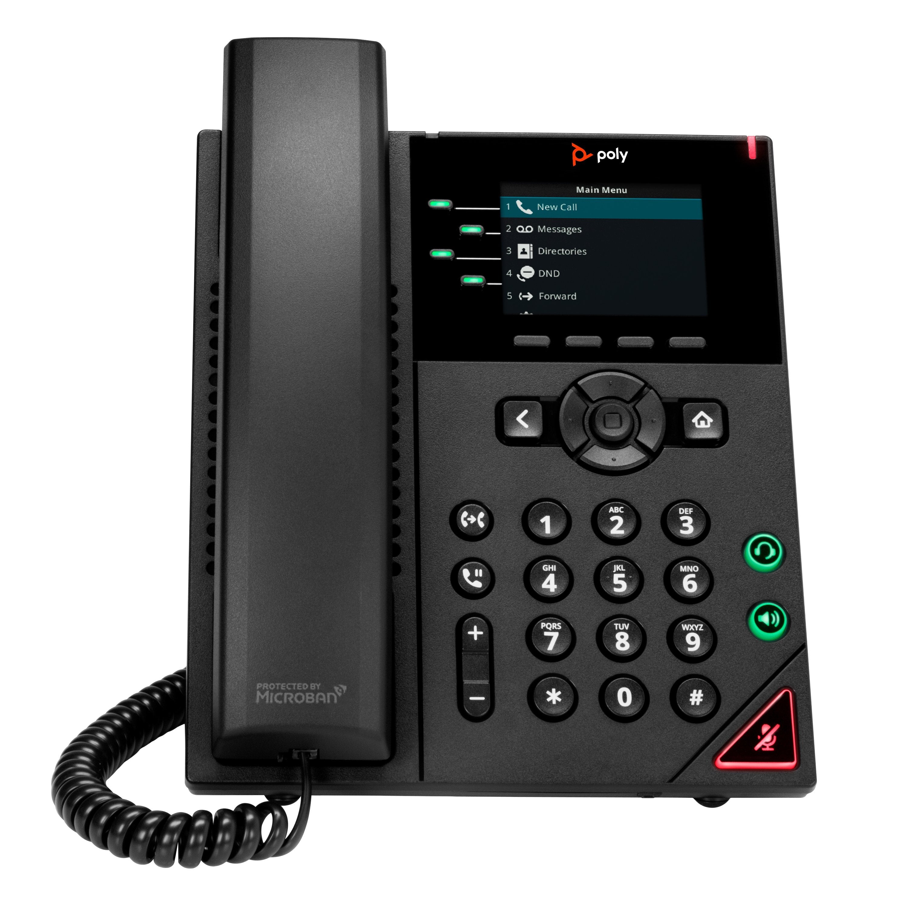 Vvx 250 4-Line Ip Phone And  Poe-Enabled-Ww