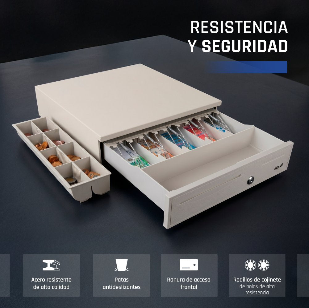EAN 8435364317440 - iggual IRON-50W Cajón de efectivo automático y manual imagen 3