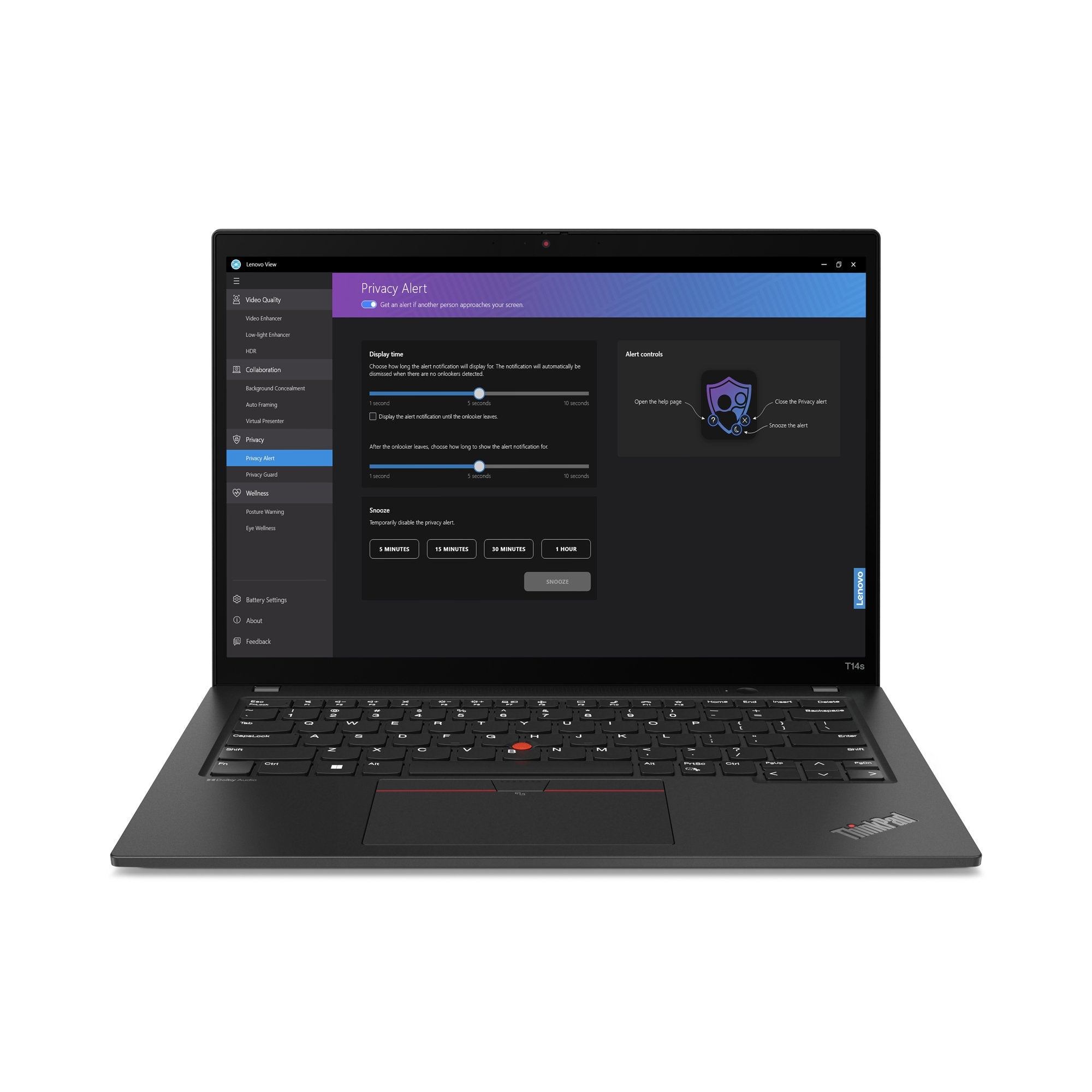 EAN 0197529408360 - Lenovo ThinkPad T14s Gen 4 (Intel) Intel® Core™ i5 i5-1335U Portátil 35,6 cm (14") WUXGA 16 GB LPDDR5x-SD imagen 3