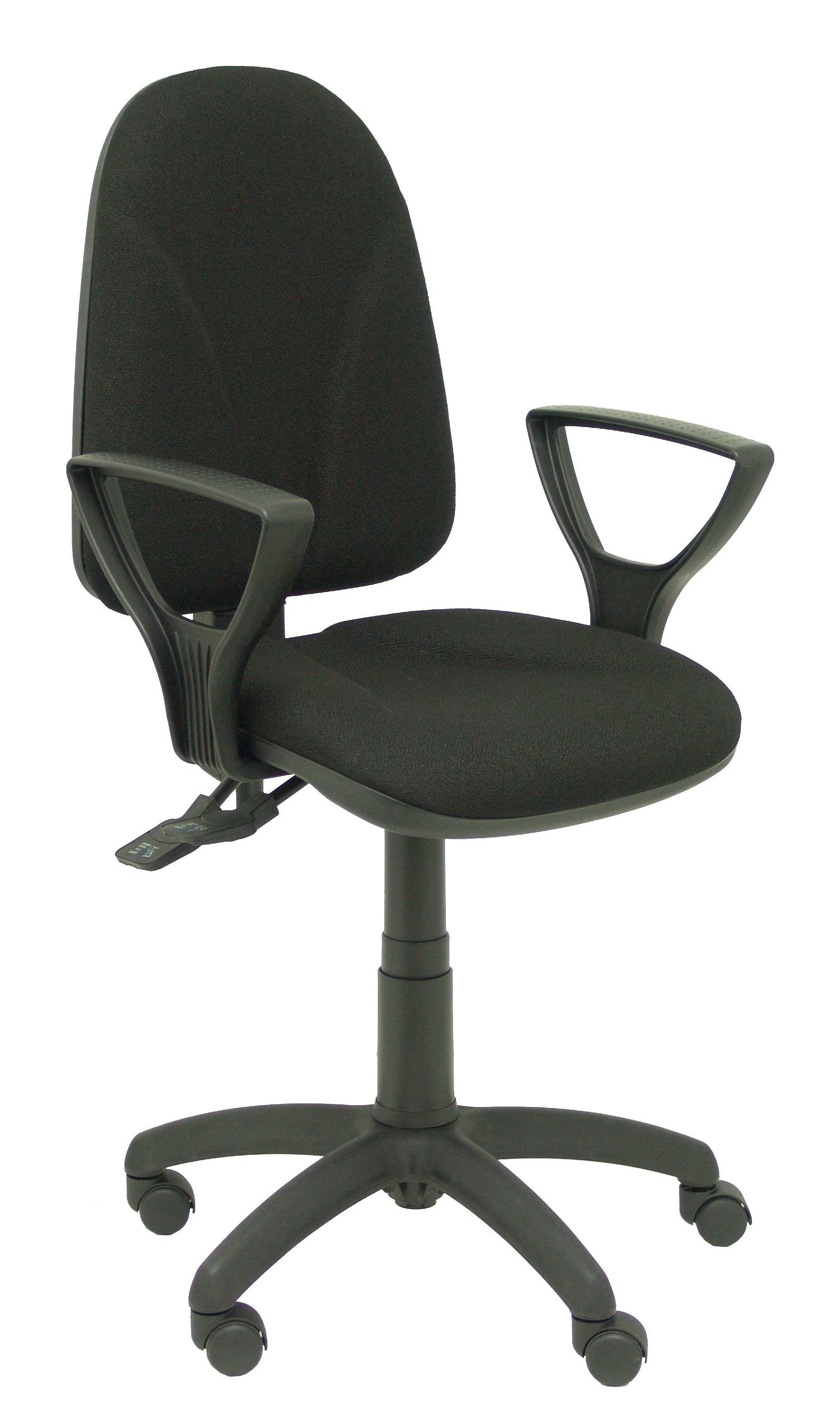 Silla Algarra Asincro Bali Negro Brazo Fijo