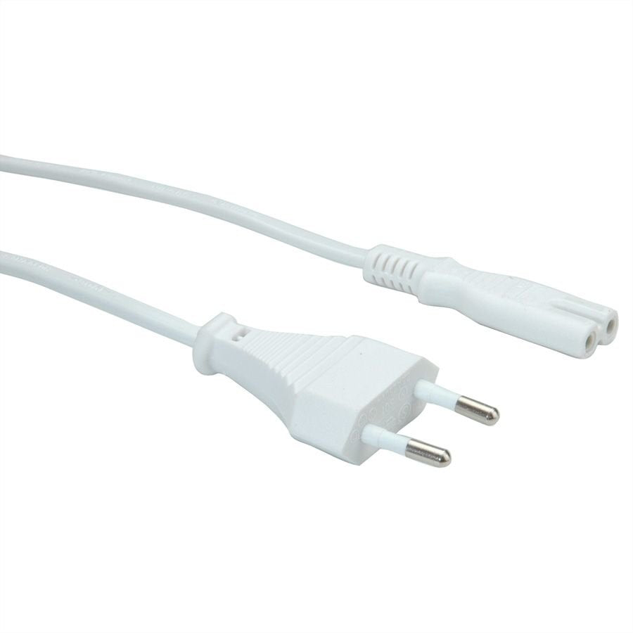 EAN 7611990132317 - VALUE 19.99.2095 cable de transmisión Blanco 1,8 m CEE7/16 C7 acoplador imagen 2