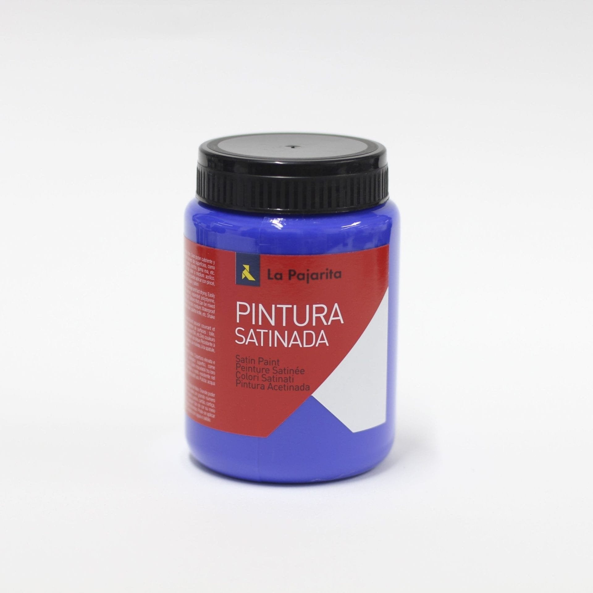 La Pajarita Témpera Escolar Bote De 375ml Satinada Azul Ultramar L-11