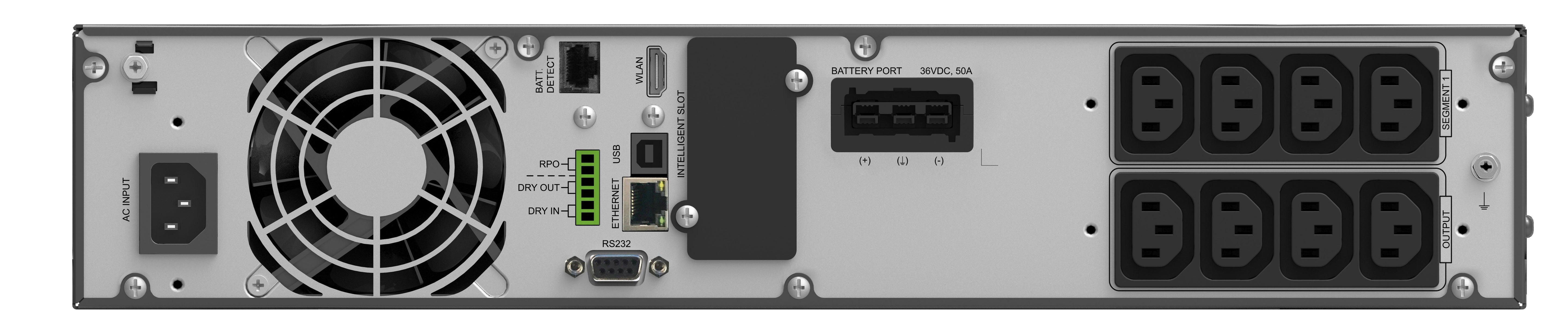 EAN 4260074982886 - PowerWalker VFI 1500 ICR IoT sistema de alimentación ininterrumpida (UPS) Doble conversión (en línea) 1,5 imagen 2