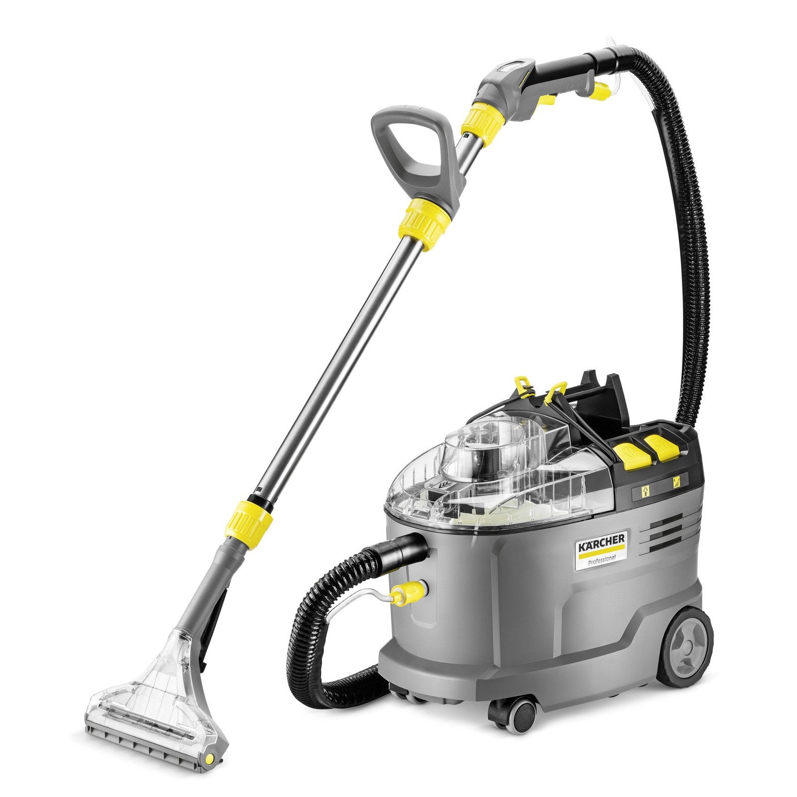 EAN 4054278681221 - Kärcher 1.101-702.0 máquina de limpieza de alfombras Caminar-detrás Profundo Negro, Gris, Amarillo imagen 1