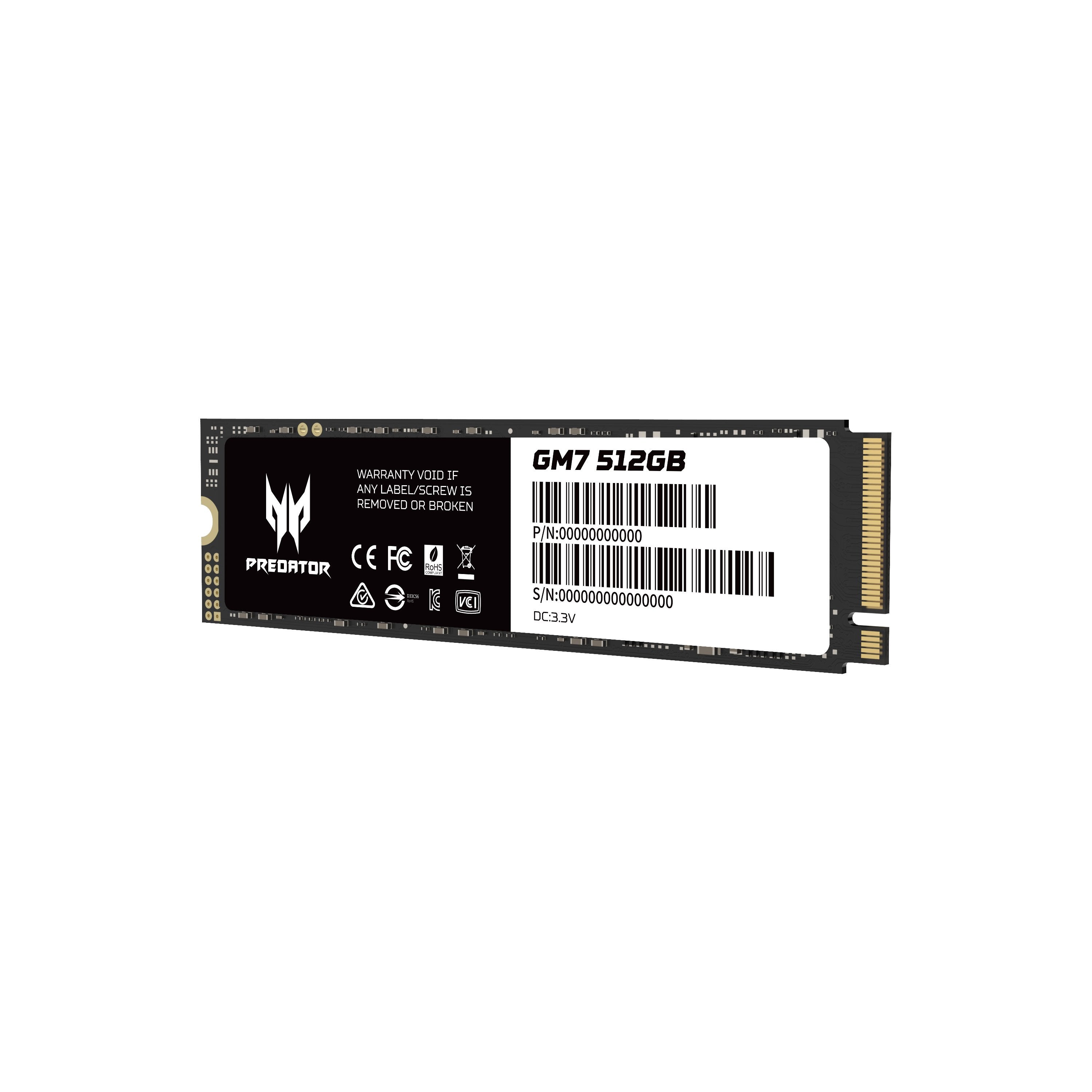 Acer Predator Ssd Gm7 512gb M.2 Nvme Pcie Gen 4x4