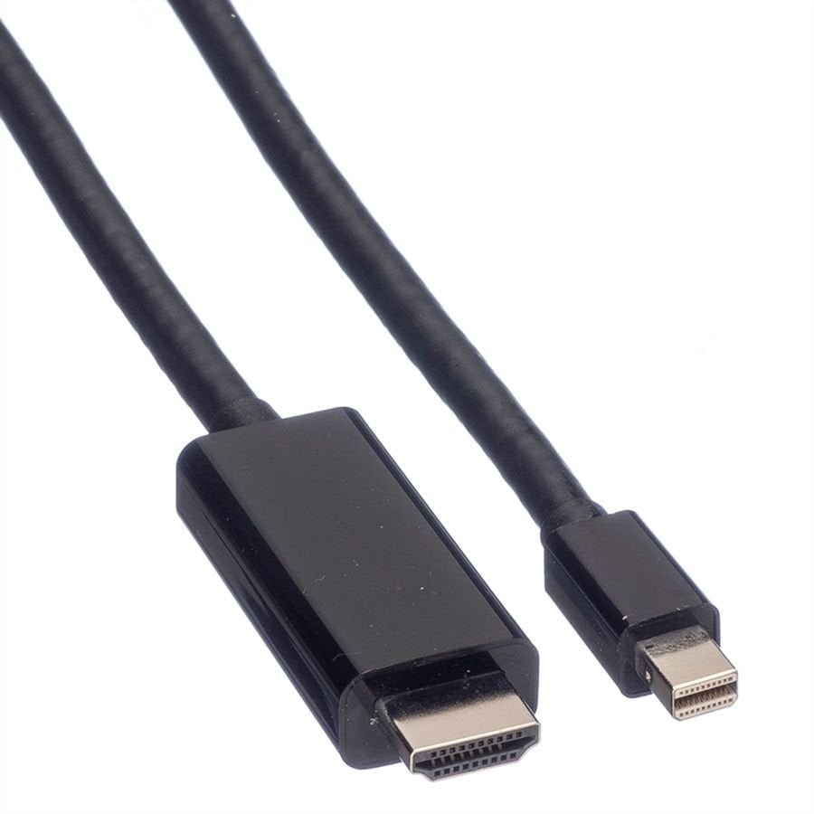Value Mini Displayport Cable, Mini Dp-Uhdtv, St St, Schwarz, 2 M