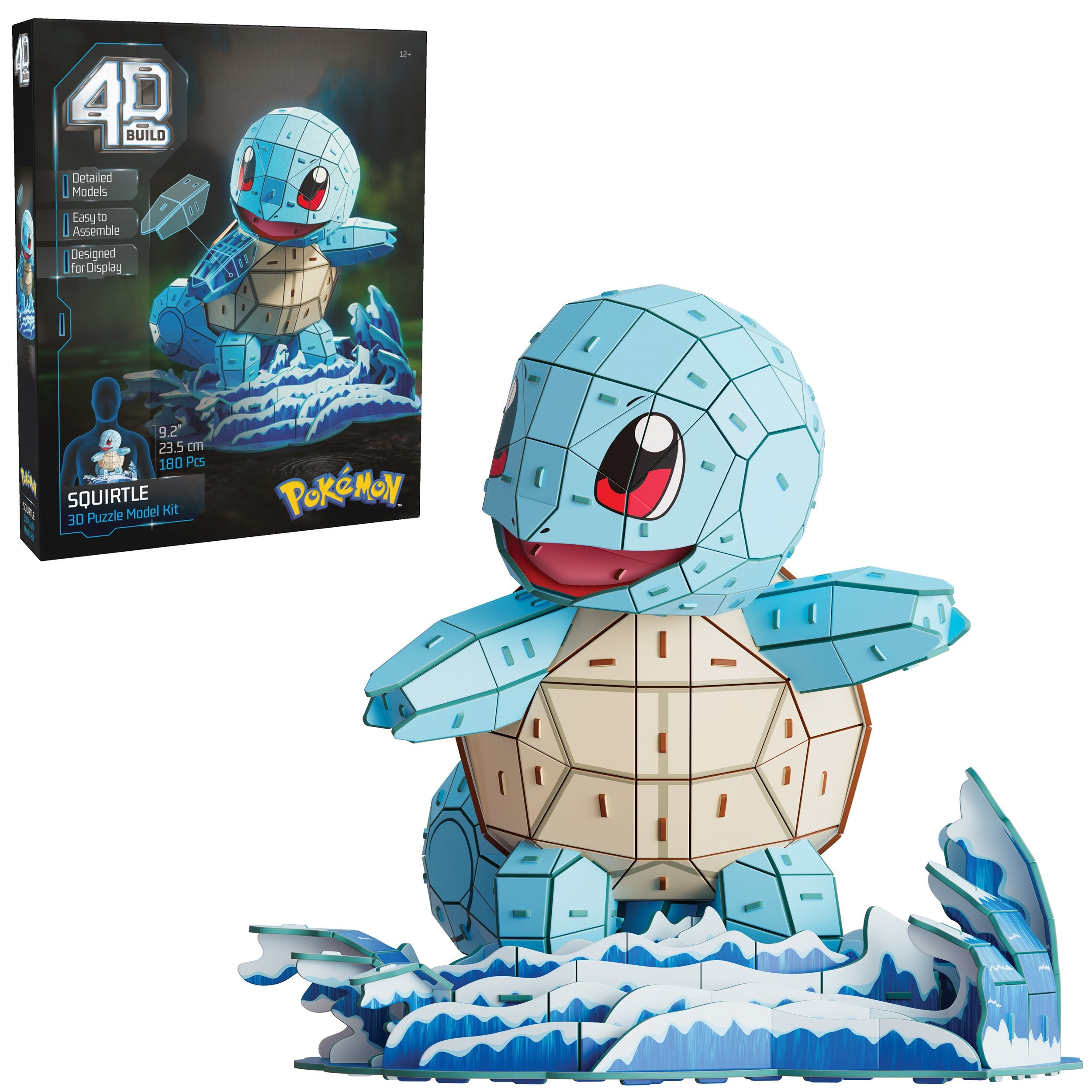 EAN 0681147098169 - 4D Build FDP FAP Pokemon Squirtle GML Puzle 3D 180 pieza(s) Dibujos imagen 6
