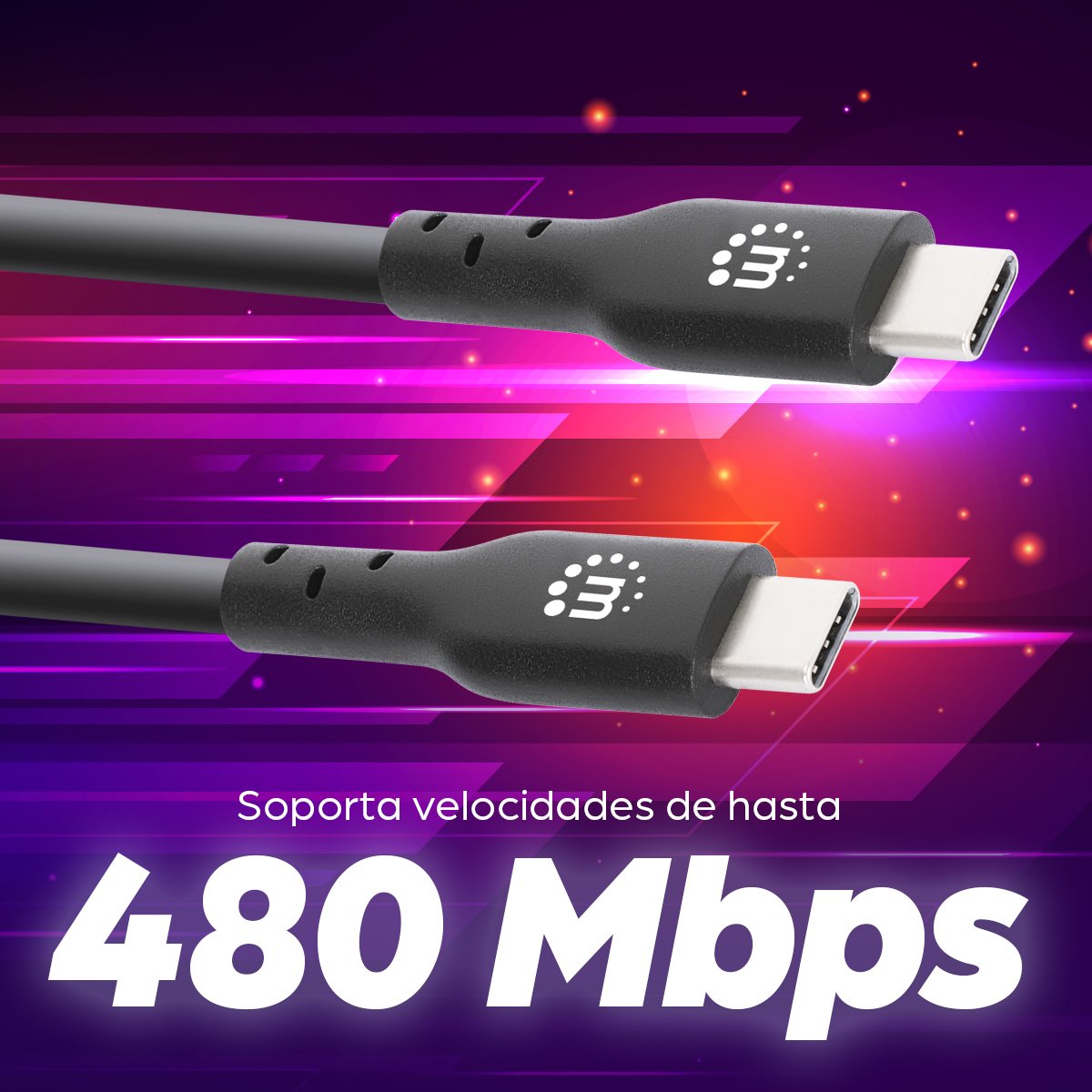 EAN 0766623355247 - Manhattan 355247 cable USB USB C 0,48 Gbit/s imagen 5