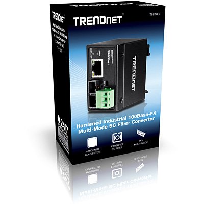 EAN 0710931160451 - Trendnet TI-F10SC convertidor de medio 200 Mbit/s 1310 nm Multimodo Negro imagen 7