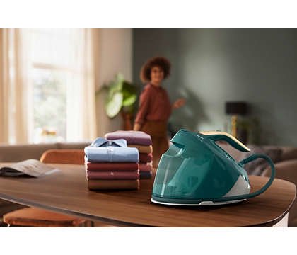 Estación Plancha Al Vapor Philips Psg7140/70 2100 W 1,8 L Suela Steamglide Elite Violeta